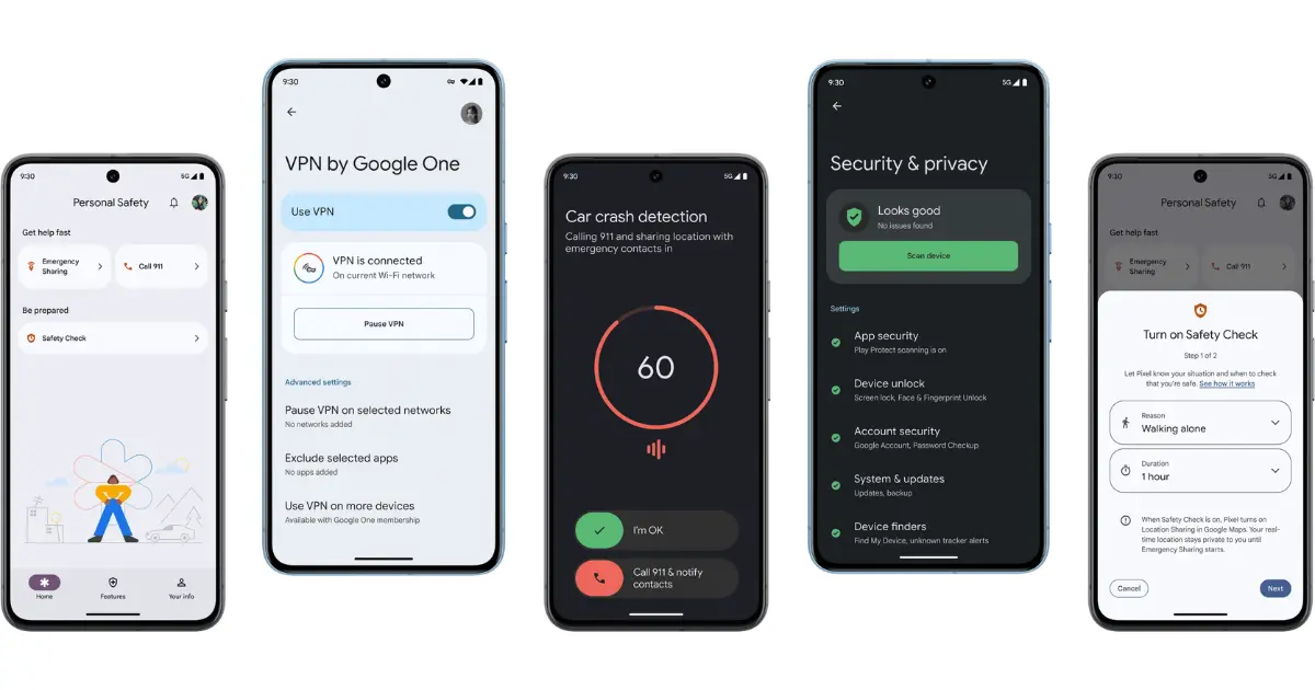 software's of Google Pixel 8