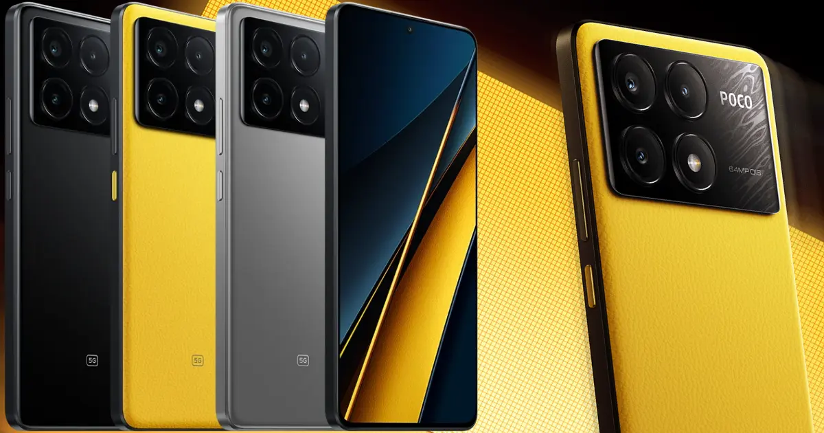 premium design and build of Xiaomi Poco X6 Pro