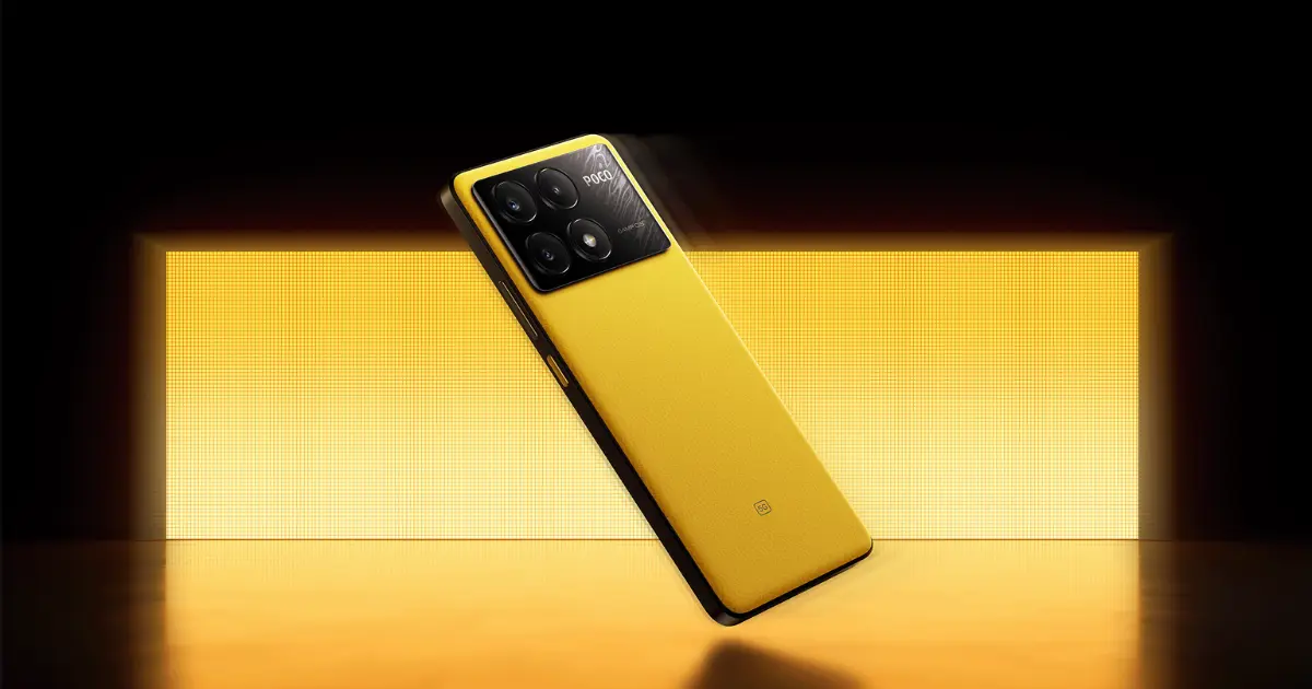 premium design and build of Xiaomi Poco X6 Pro
