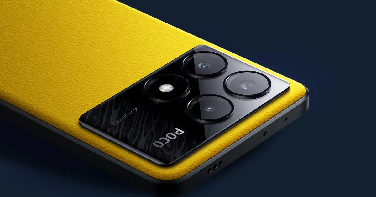 64 MP back camera of Xiaomi Poco X6 Pro