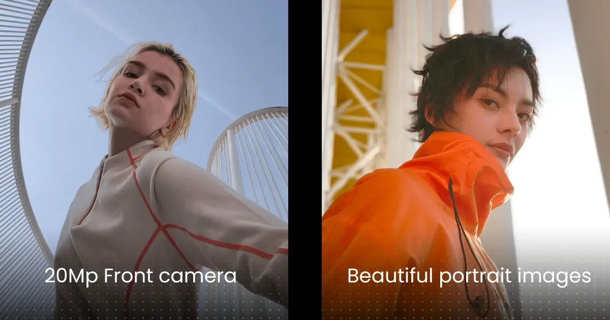 front camera features of Xiaomi Poco X7 pro