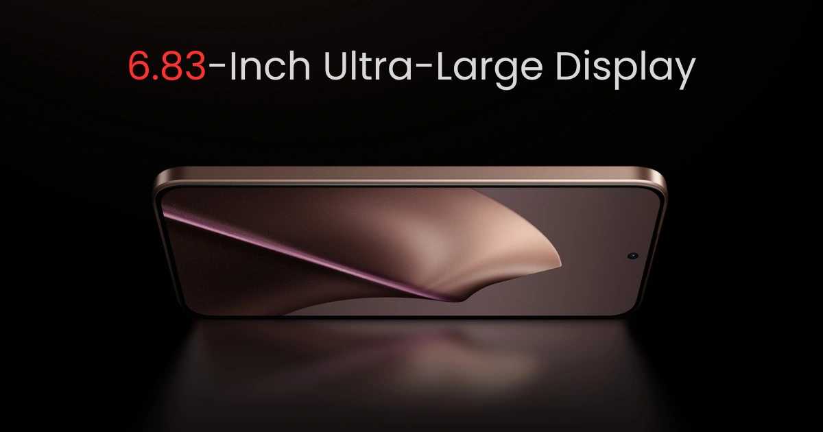 6.83 inches display of Xiaomi 15T