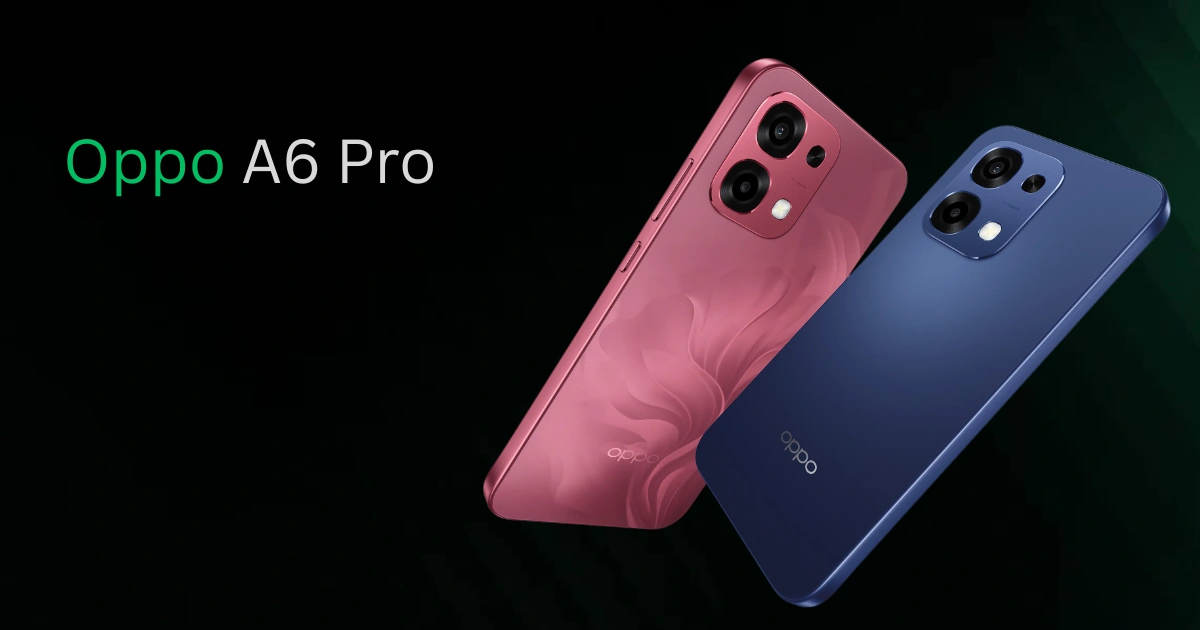 Oppo A6 Pro design and build