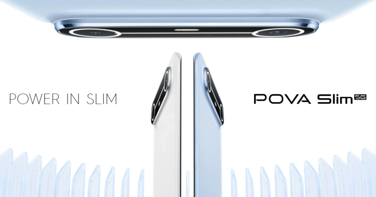 Tecno POVA Slim 5G design and build